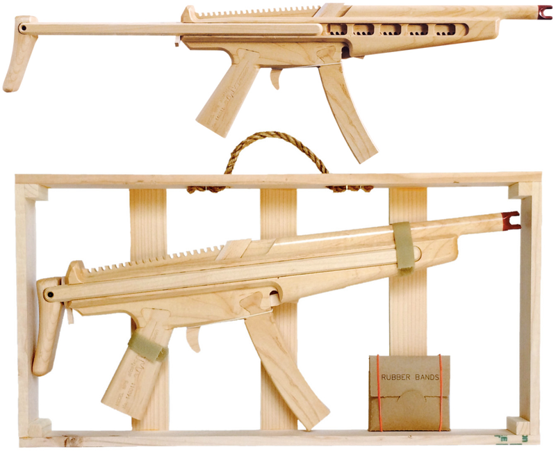Illustration for article titled Even James Bond Would Carry These Detailed Elastic Band Guns